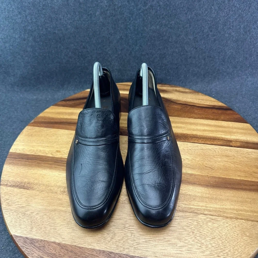 Bally of Switzerland Continentals Sligo Black Leather Loafers Mens 9N 518599